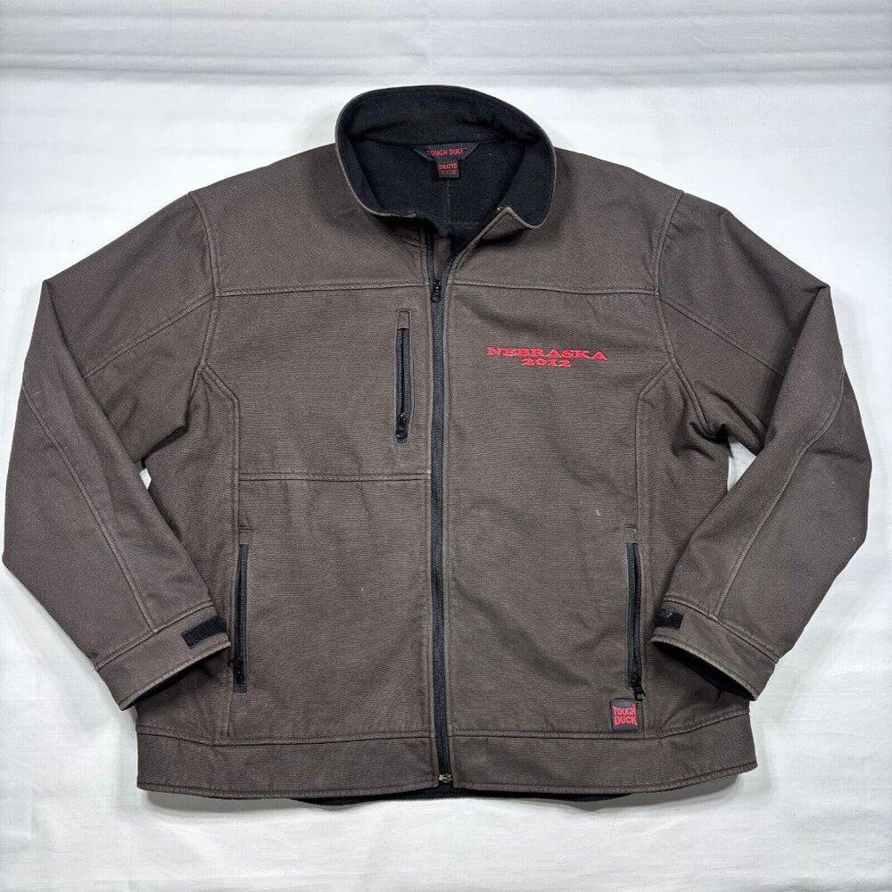 Tough Duck Brown Duck Canvas Fleece-Lined Work Wear Chore Jacket Winter Mens XXL